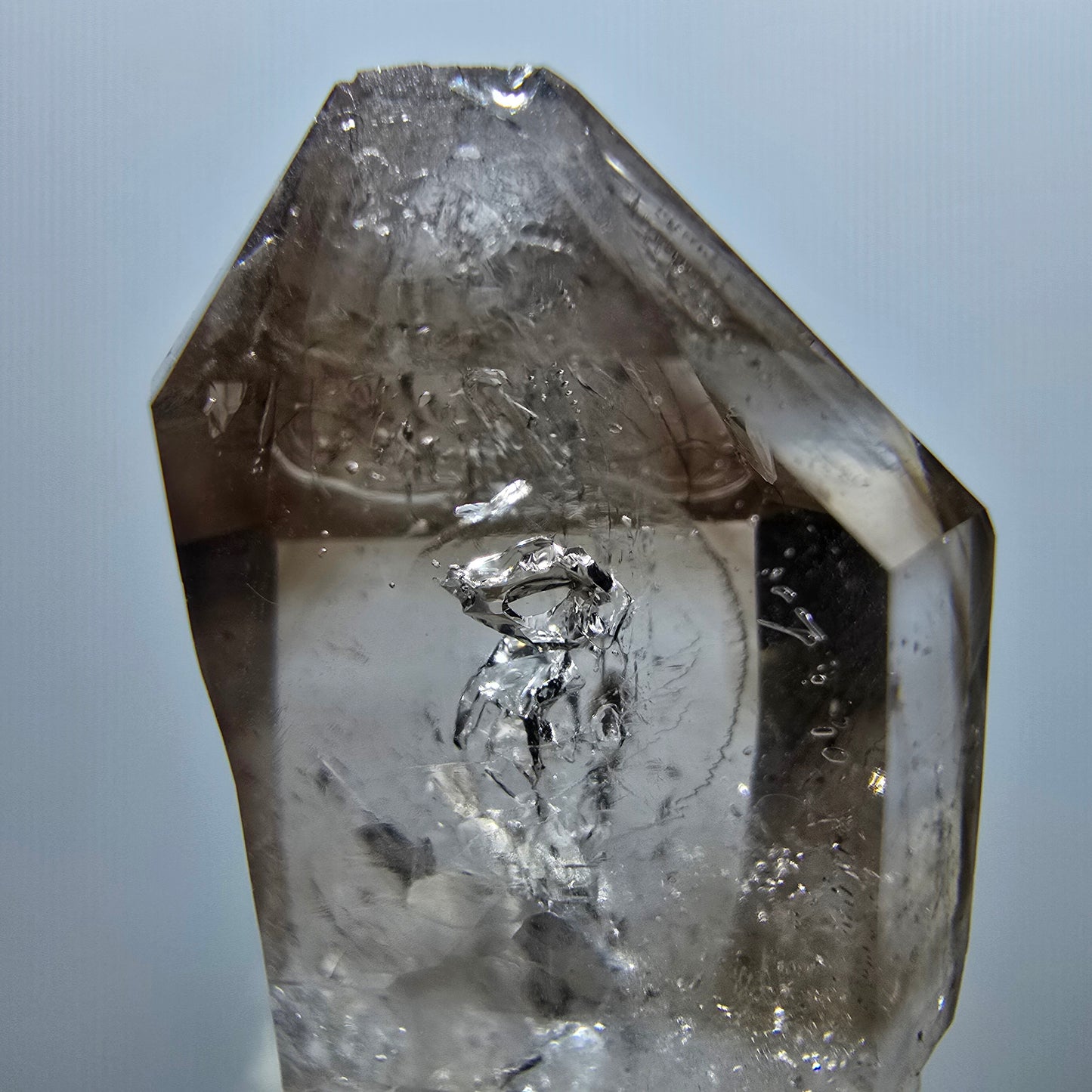 Clear Phantom Smoky Quartz Scepter Point Goboboseb, Namibia 37*20*12mm