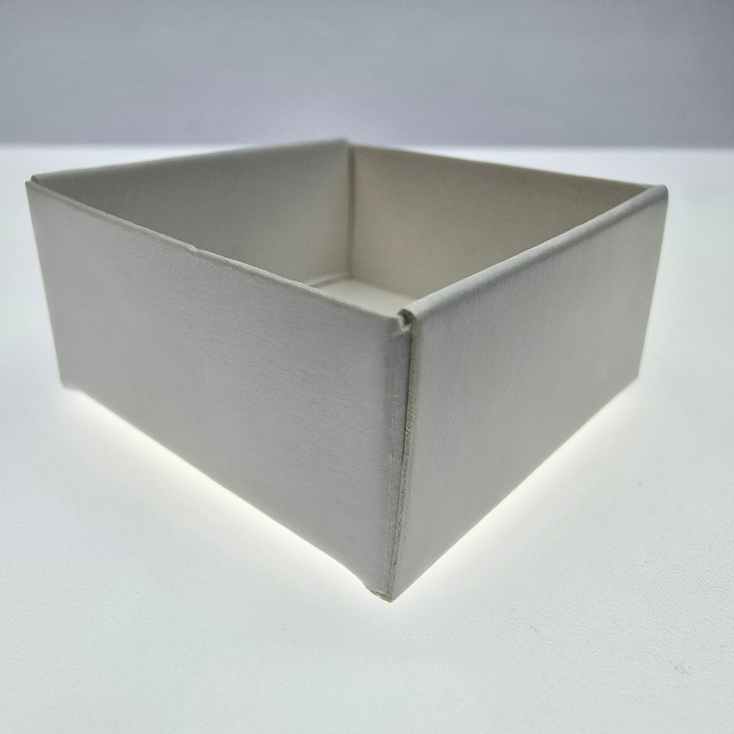 50 Stk. Faltschachteln für Mineralien, 40x40x20 mm, Karton offene Box Schachtel