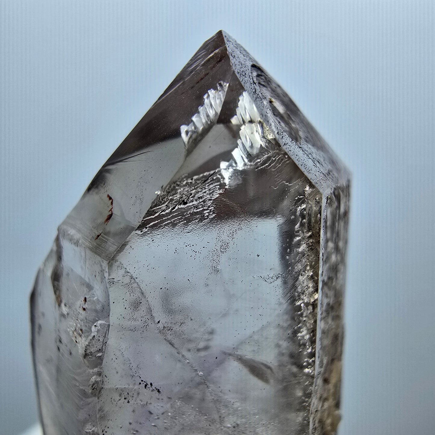 Klare Phantom Rauchquarz Zepter Spitze Goboboseb, Namibia 45*26*17mm