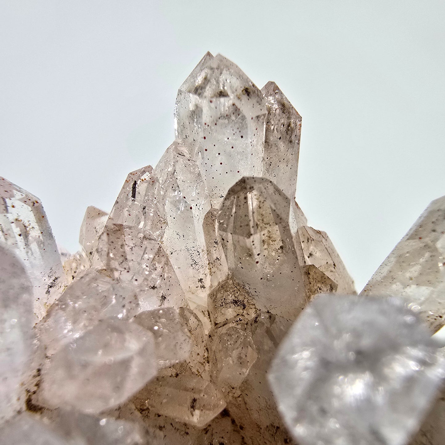 Phantom Smoky Quartz Scepter Cluster Valentine Pocket, Namibia 46*43*25mm