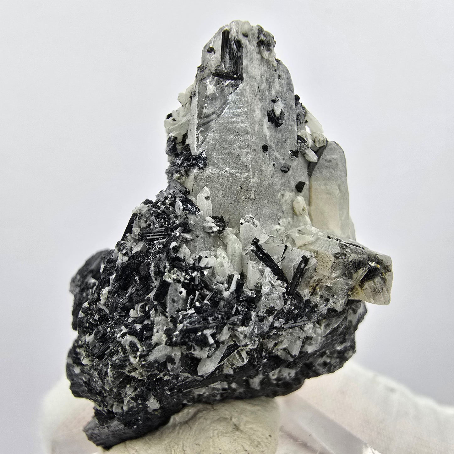 Seltene Schörl Turmalin, Rauchquarz Stufe Erongo, Namibia 44*30*27mm Sammlung