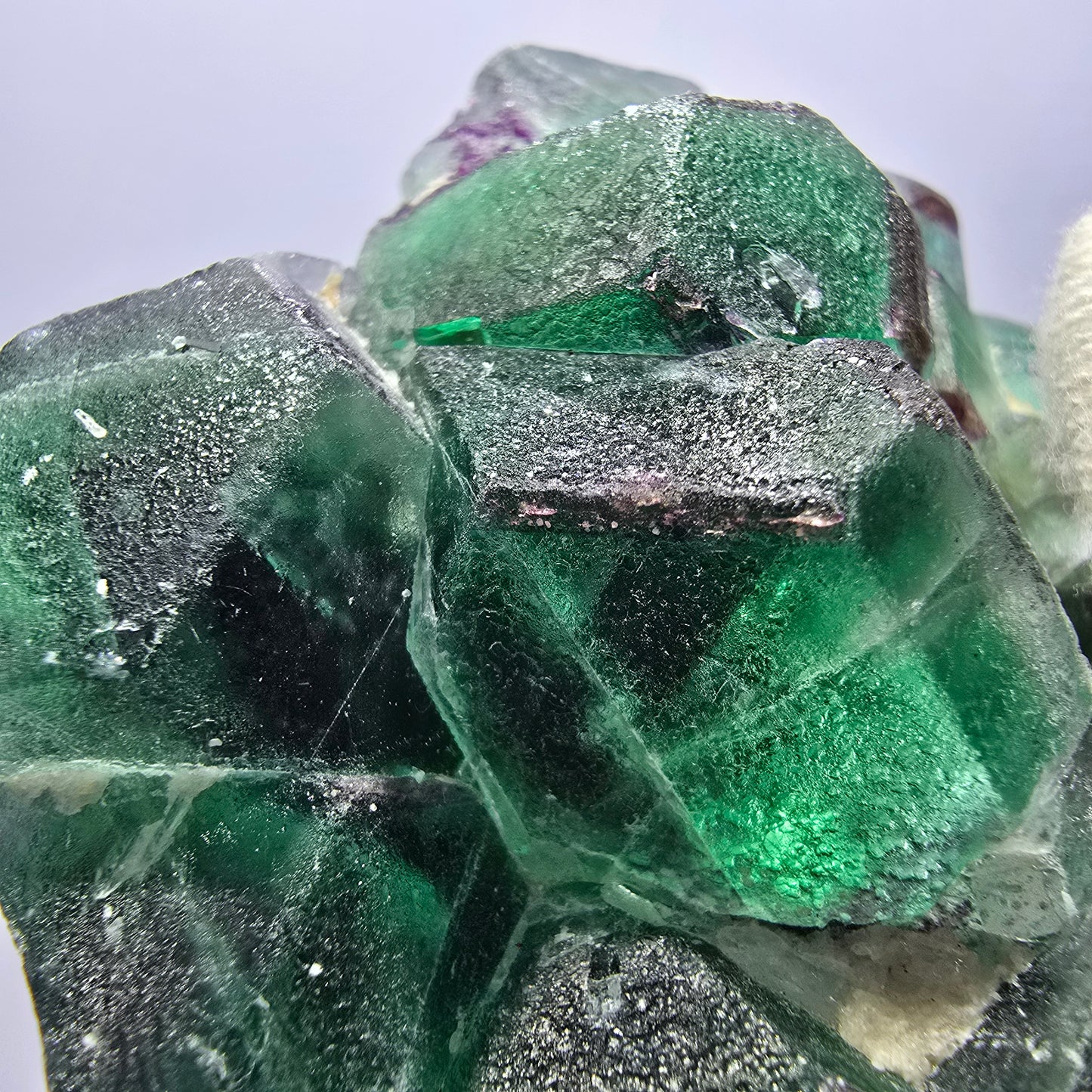 Rare Phantom Fluorite zonal, Schorl Tourmaline Hyalite Erongo, Namibia 79*70*56mm