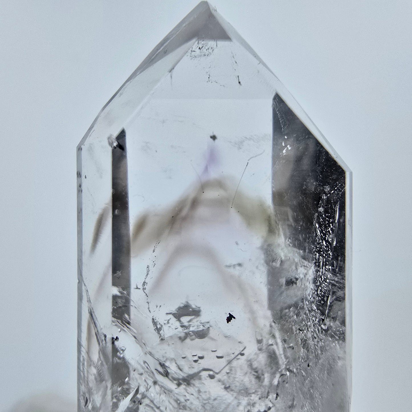 Enhydro Phantom Hämatit Amethyst Streep Mine, Goboboseb, Namibia 41*17*10mm