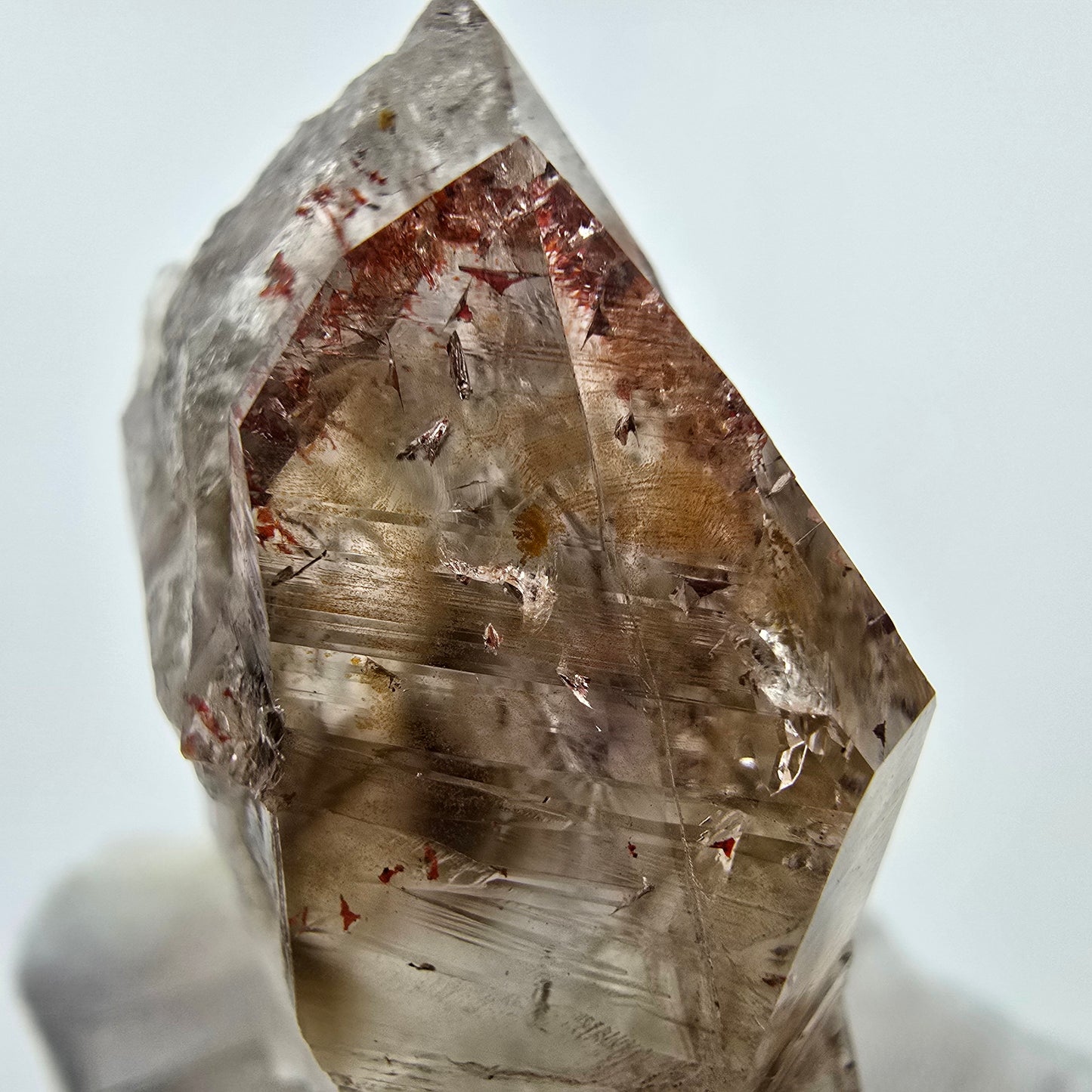 Harlekin Phantom Amethyst Zepter Stufe Goboboseb, Namibia 44*30*18mm Sammlung
