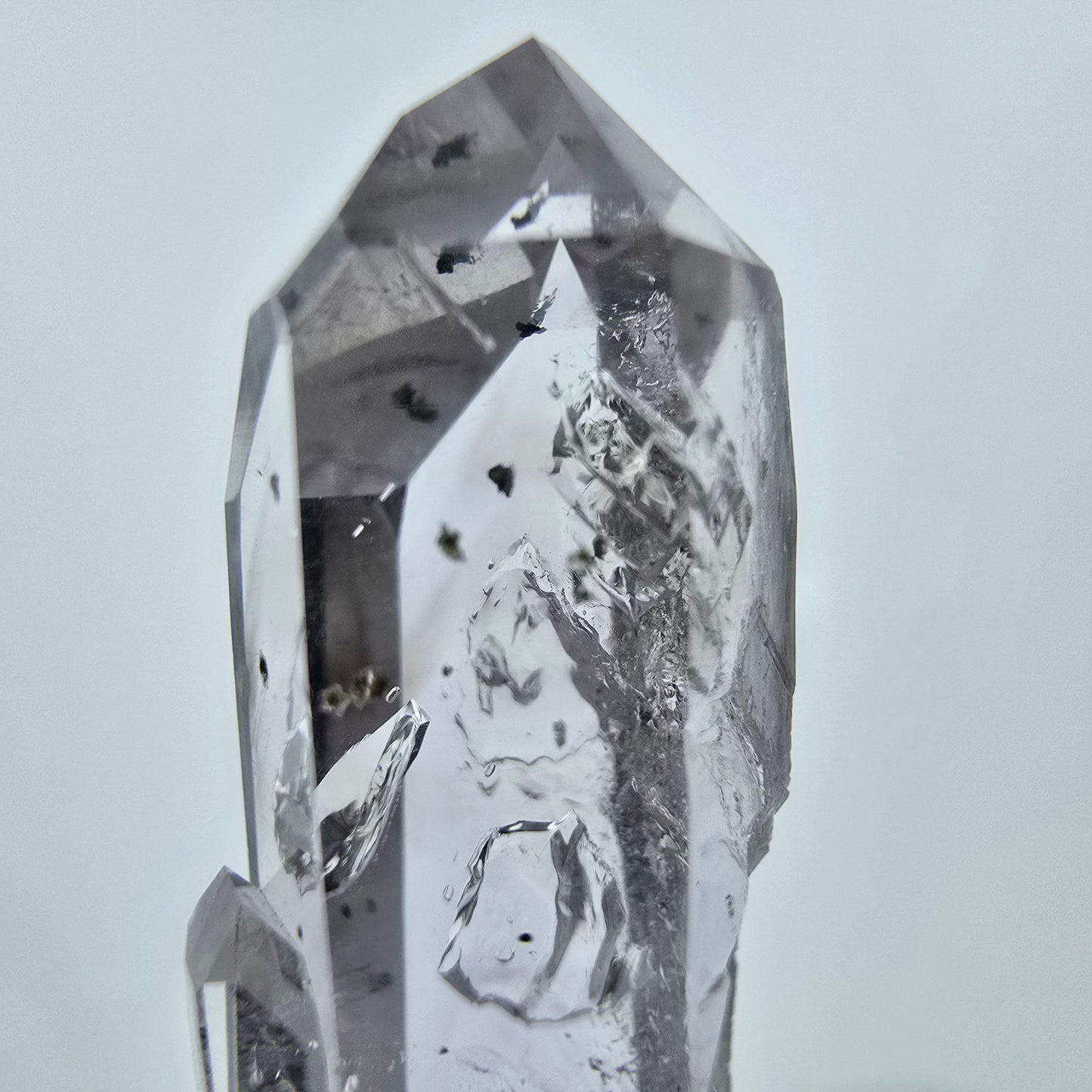 Enhydro Phantom Amethyst mit Hämatit Streep Mine Goboboseb Namibia 32*10*10mm