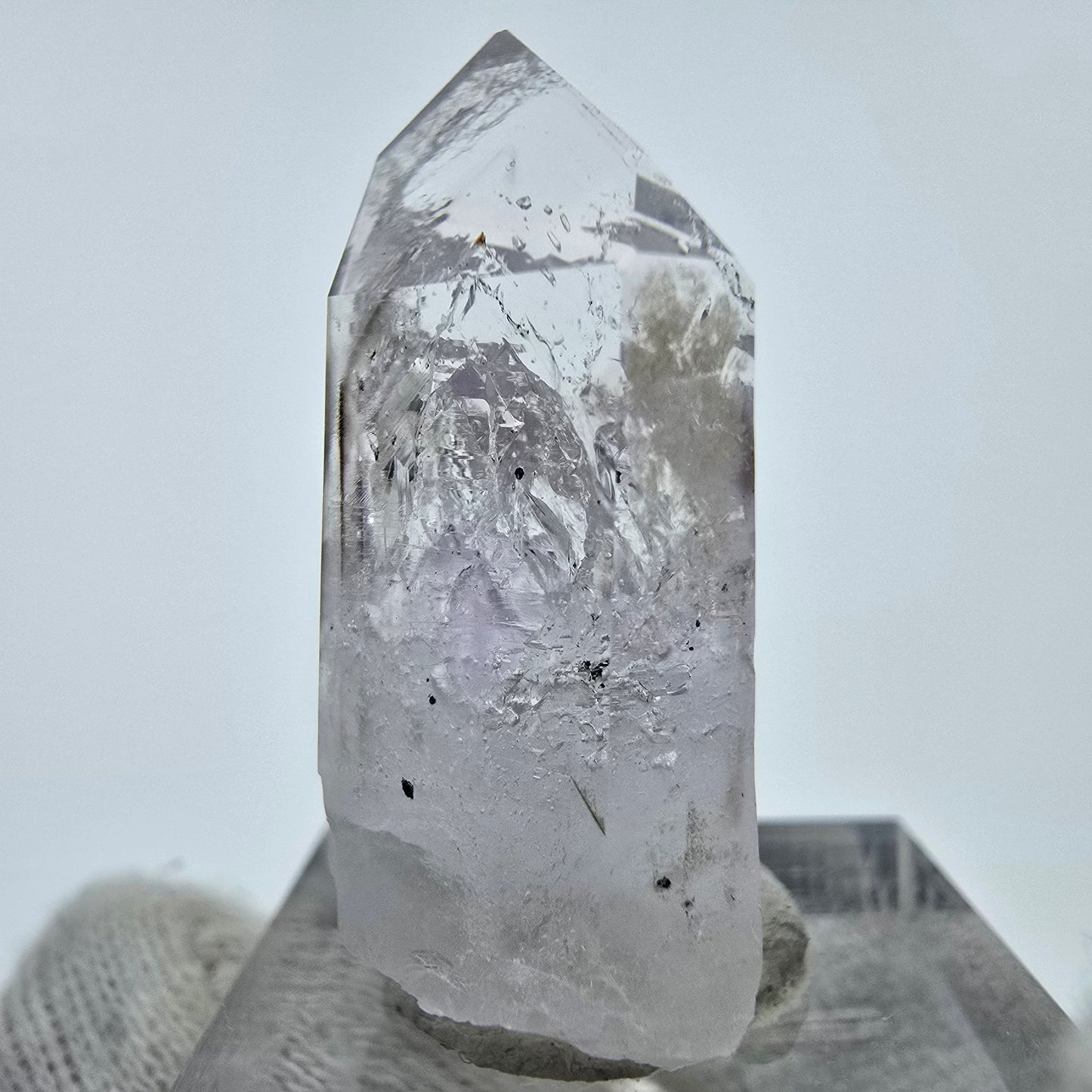 Enhydro Phantom Amethyst, 2x Blase Streep Mine, Goboboseb, Namibia 35*23*14mm