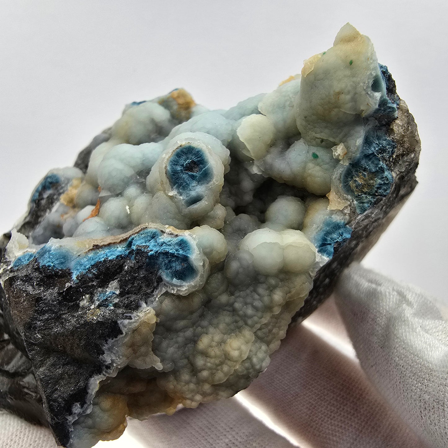 Große Shattuckit, Malachit Stufe, Kugel Kristalle Kaokoveld, Namibia 88*68*58mm
