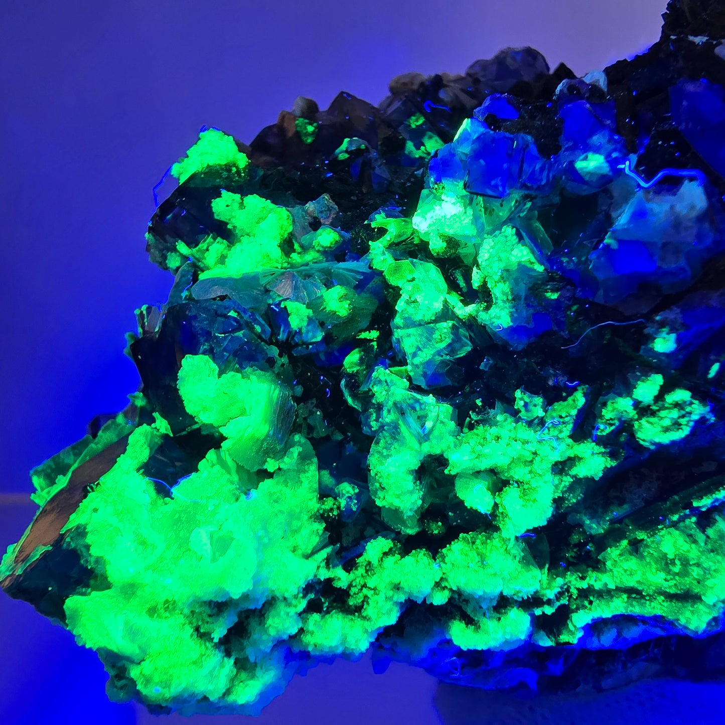 XL Phantom Fluorit Muskovit Hyalit Rauchquarz Schörl Turmalin Erongo, Namibia 107*105*67mm