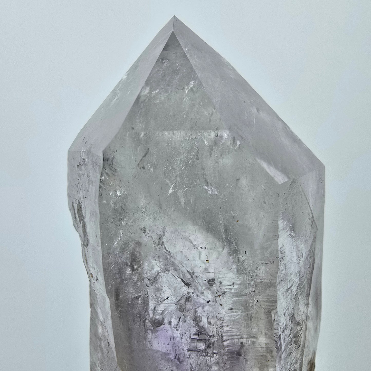 Großer Phantom Amethyst Kristall Streep Mine Goboboseb Namibia 81*32*31mm