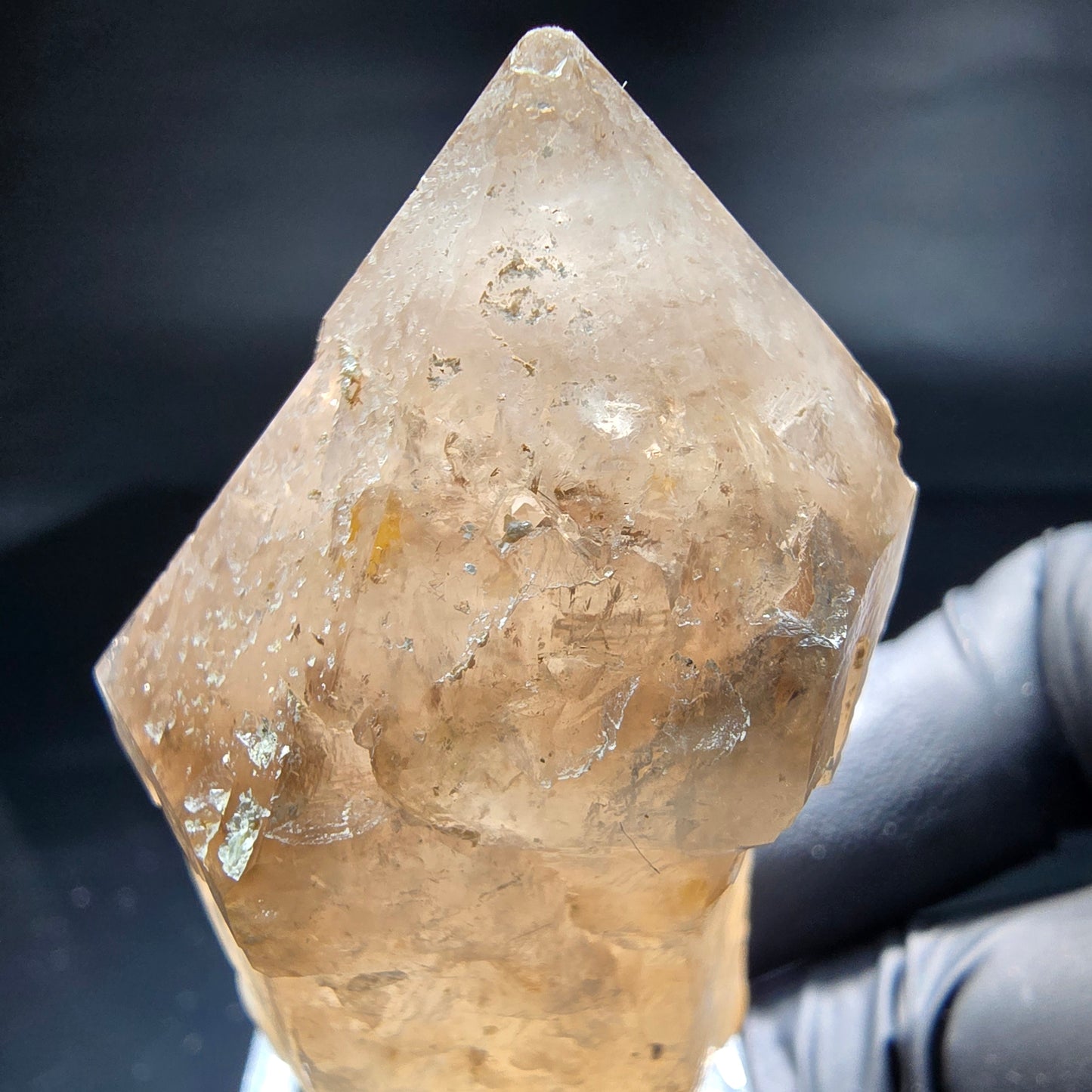 Schöne Phantom Rauchquarz Zepter Spitze Erongo, Namibia 53*34*25mm Sammlung