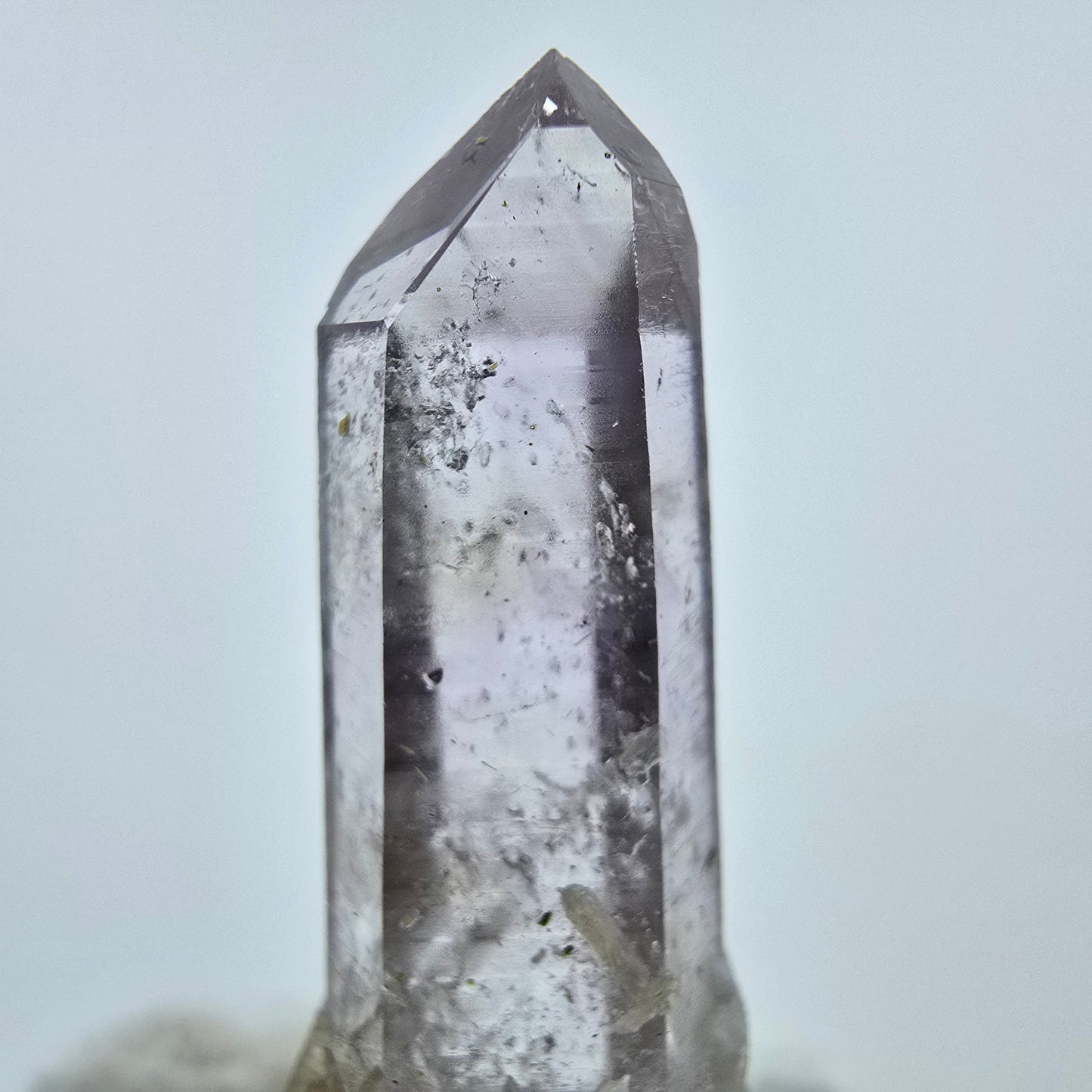 Enhydro Phantom Amethyst mit Stilbit, 4x Blase Goboboseb, Namibia 36*14*13mm