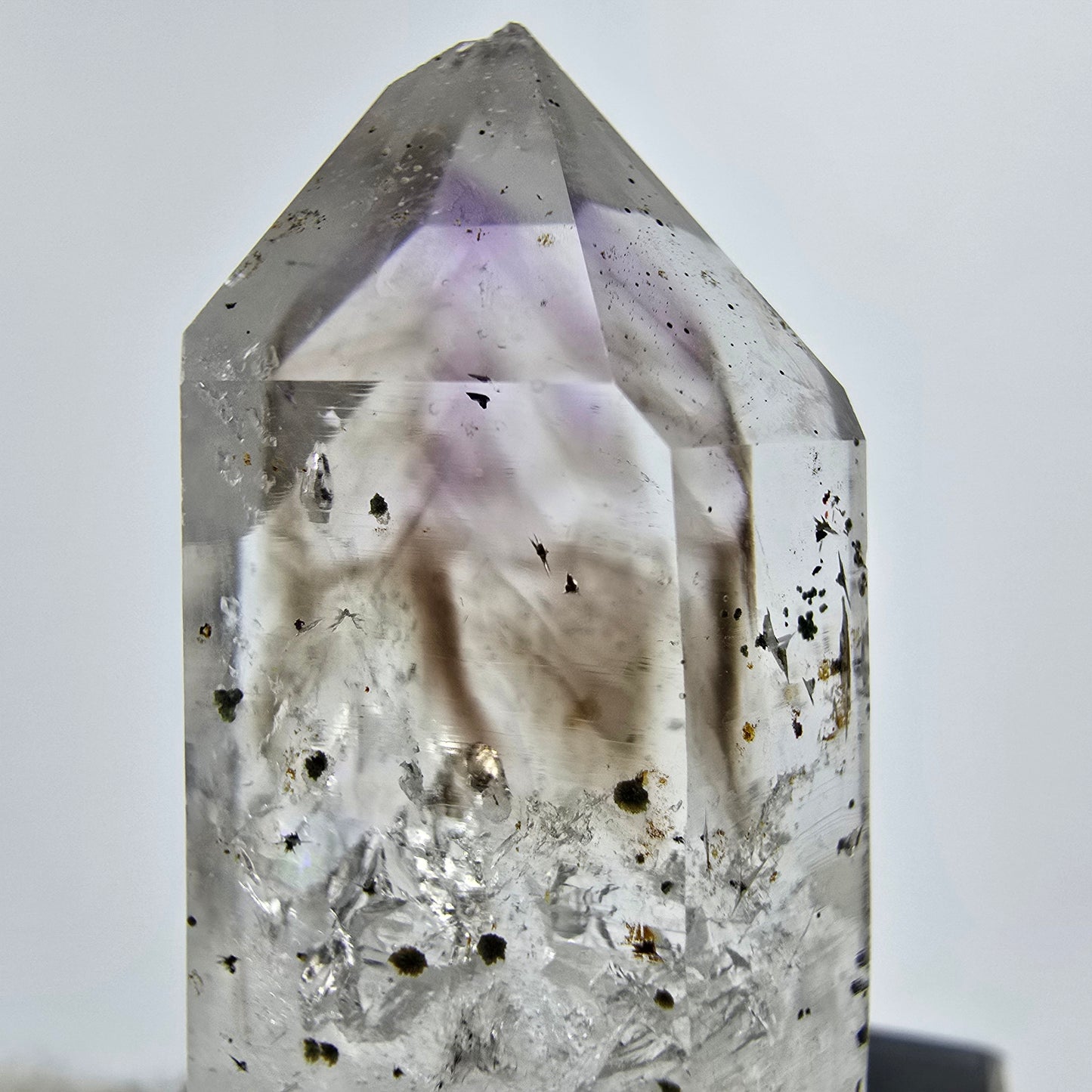 Enhydro Phantom Amethyst mit Hämatit Streep Mine Goboboseb Namibia 35*21*17mm