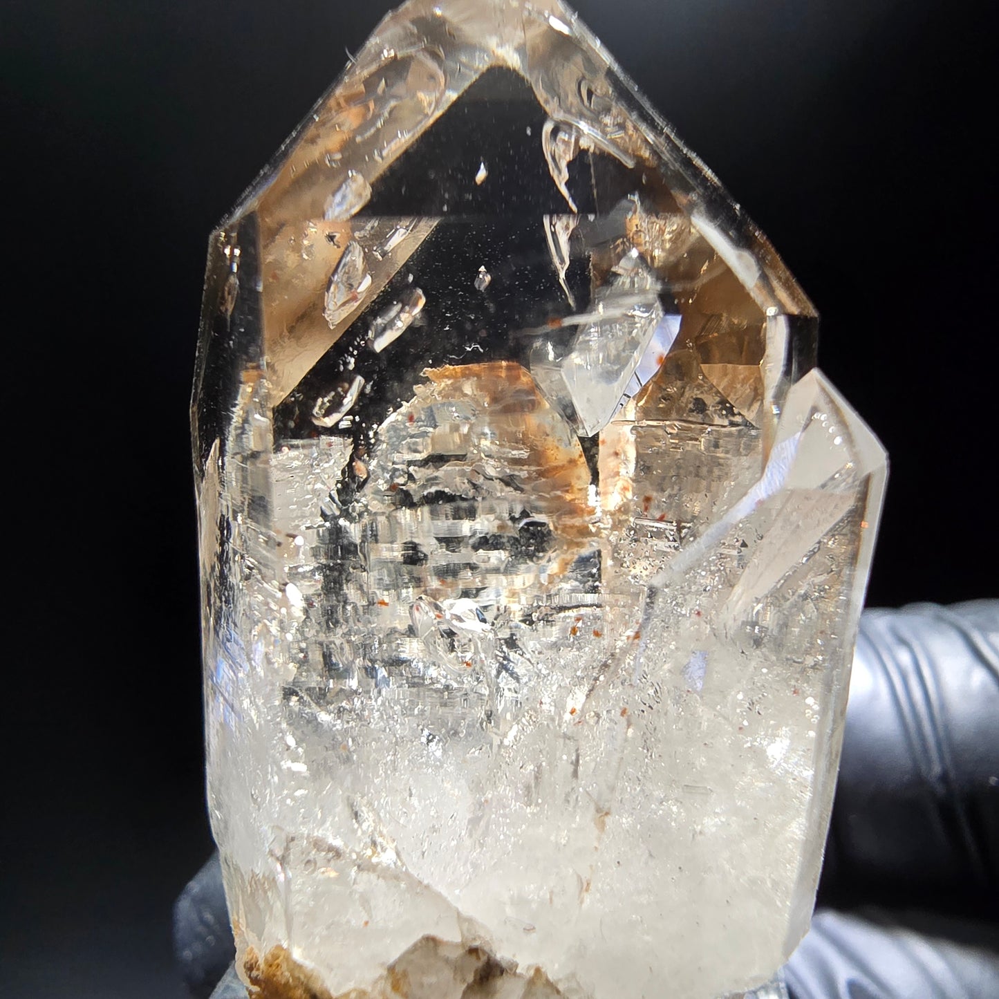 Phantom Rauchquarz Doppelender Stufe Goboboseb, Namibia 47*25*20mm Sammlung