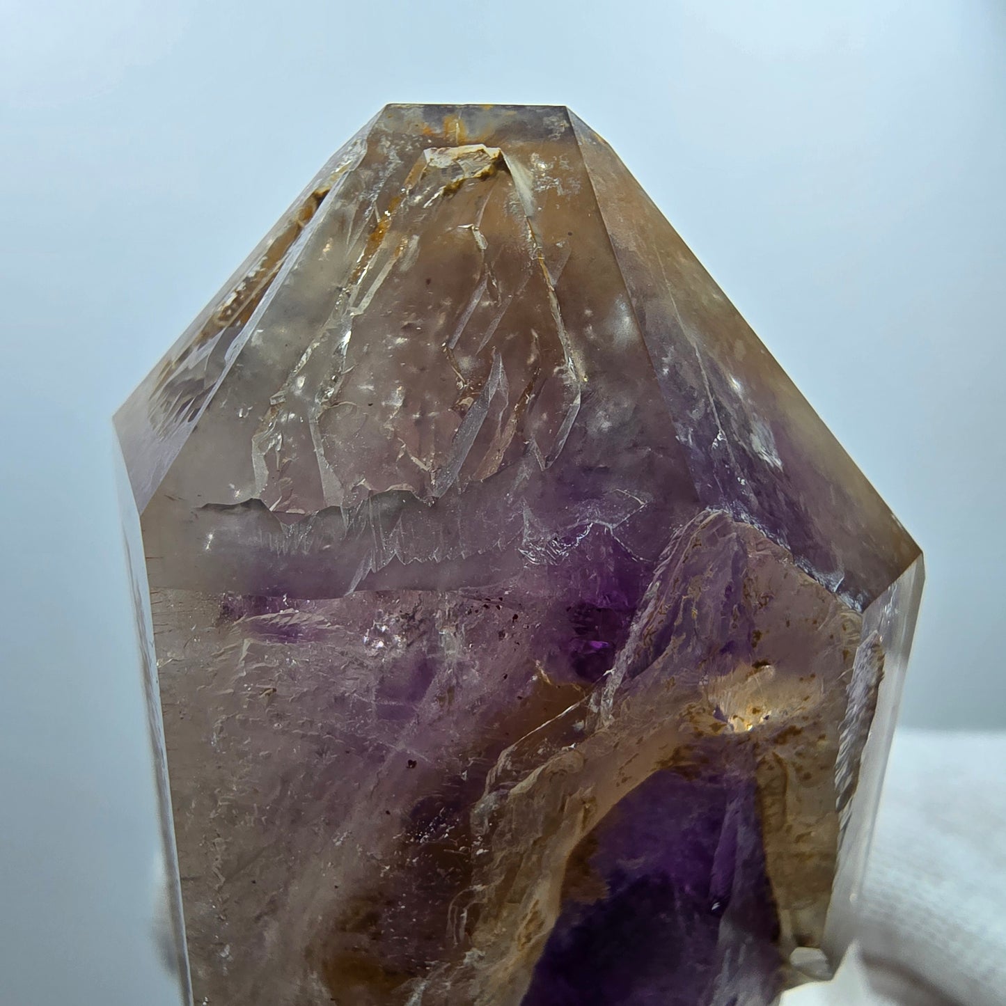 Enhydro Phantom Skeleton Amethyst DT Scepter Valentine Pocket Goboboseb Namibia 64*39*29mm