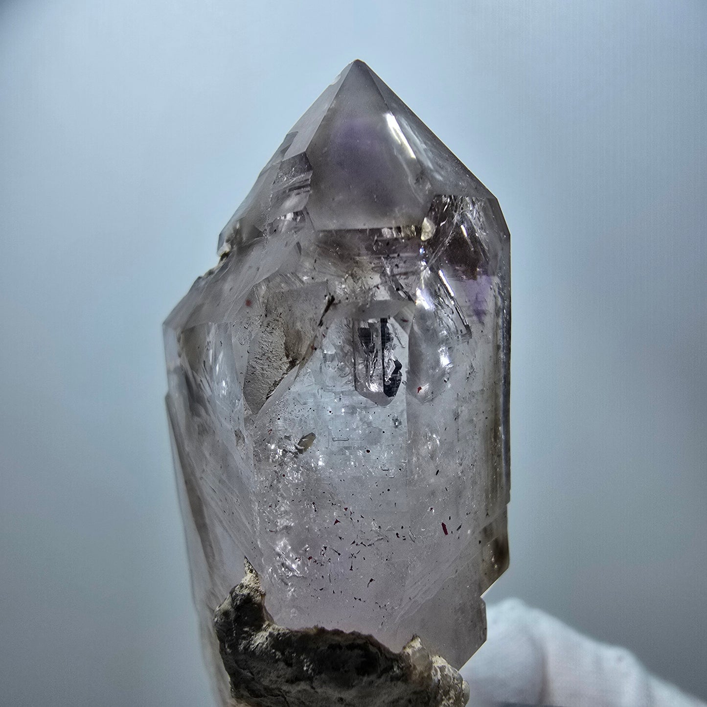 Klarer Phantom Amethyst DT Fenster Zepter Kristall Goboboseb, Namibia 65*32*24mm