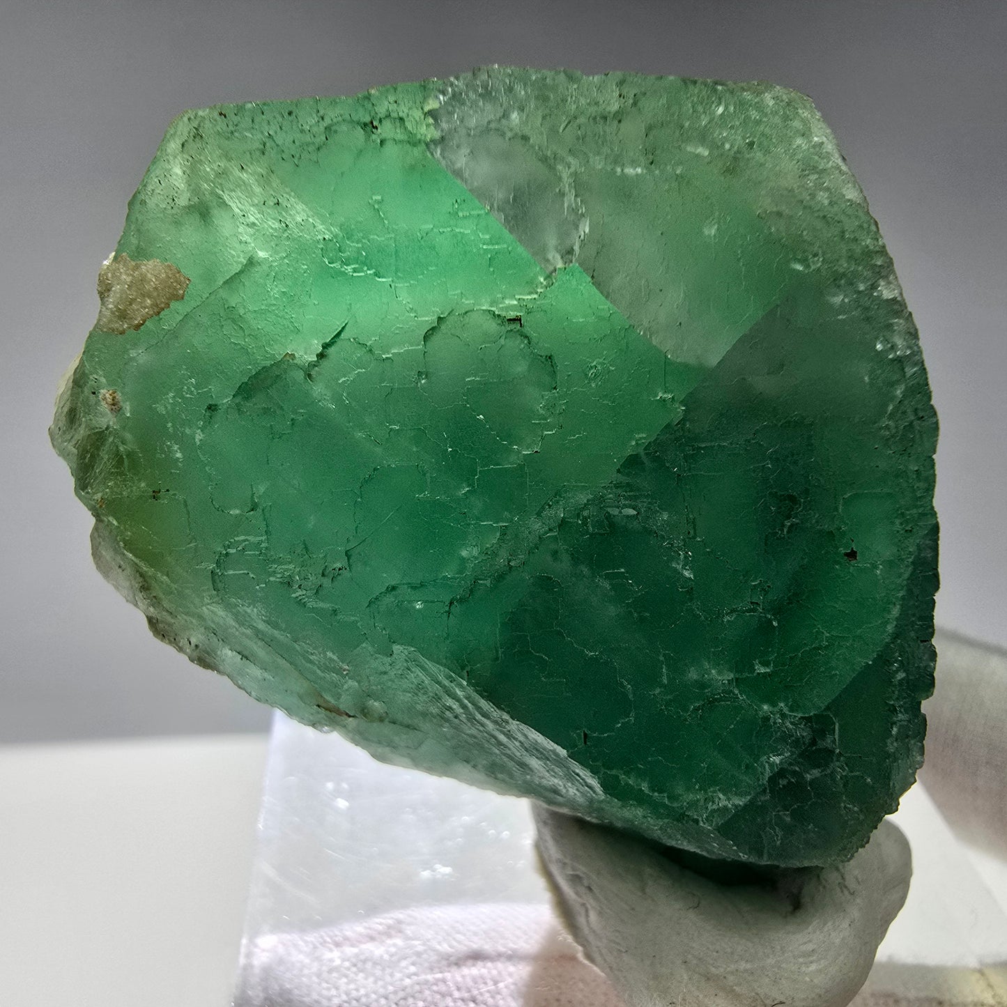 Großer Phantom Fluorit Würfel grün Okorusu, Namibia 67*55*31mm Sammlung