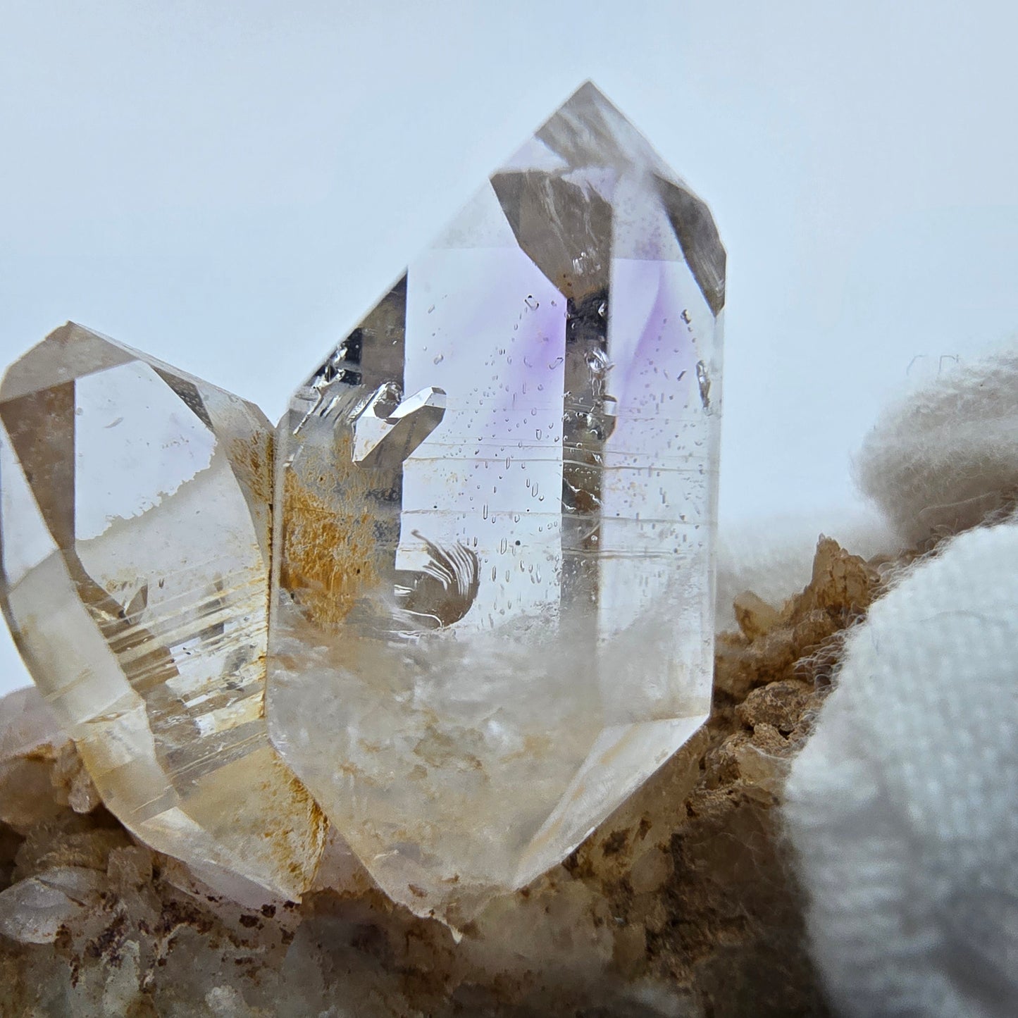 Phantom Amethyst Zepter auf Matrix Goboboseb, Namibia 59*36*20mm Sammlung