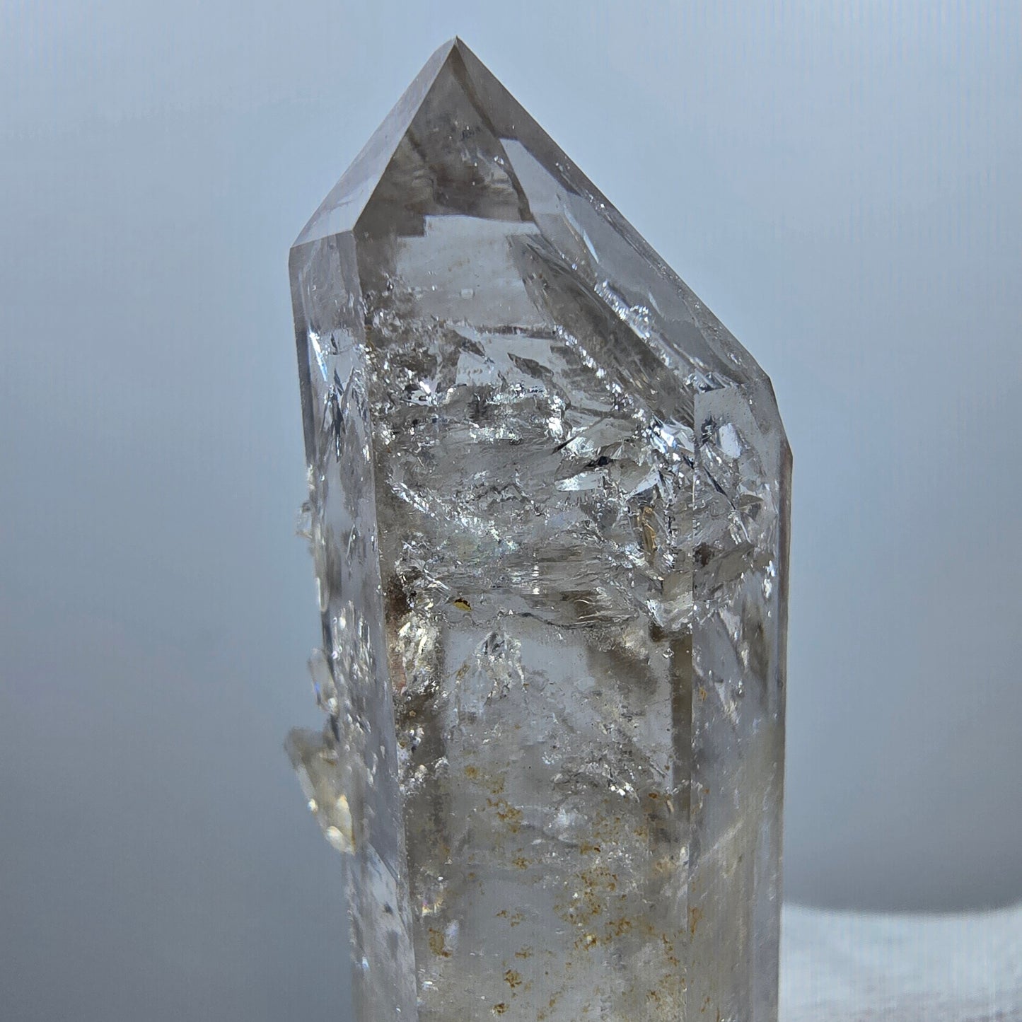 Enhydro Phantom Smoky Quartz, 2x Bubble (large) Valentine Pocket Goboboseb Namibia 66*20*20mm