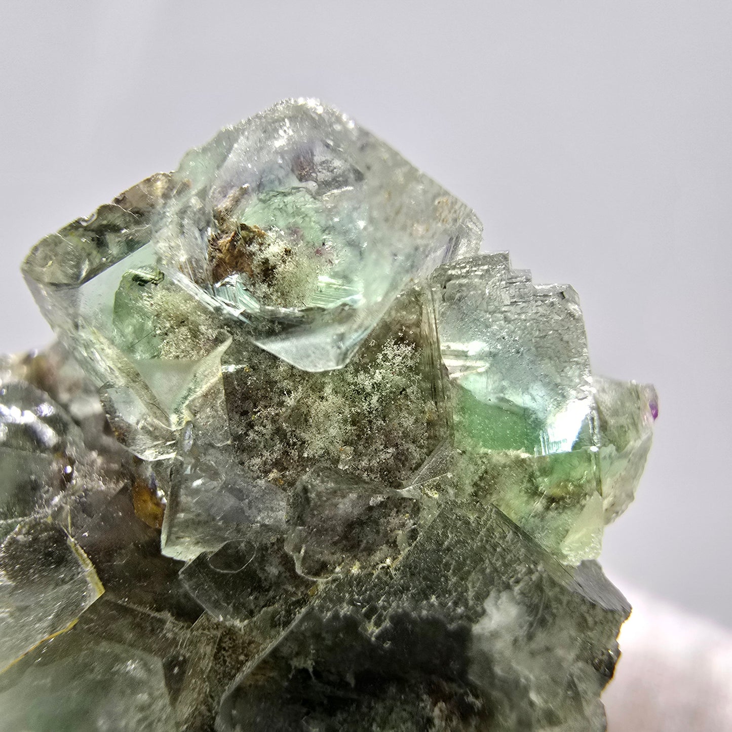 Sehr klare Fluorit Würfel Stufe grün Erongo, Namibia 52*41*25mm Sammlung