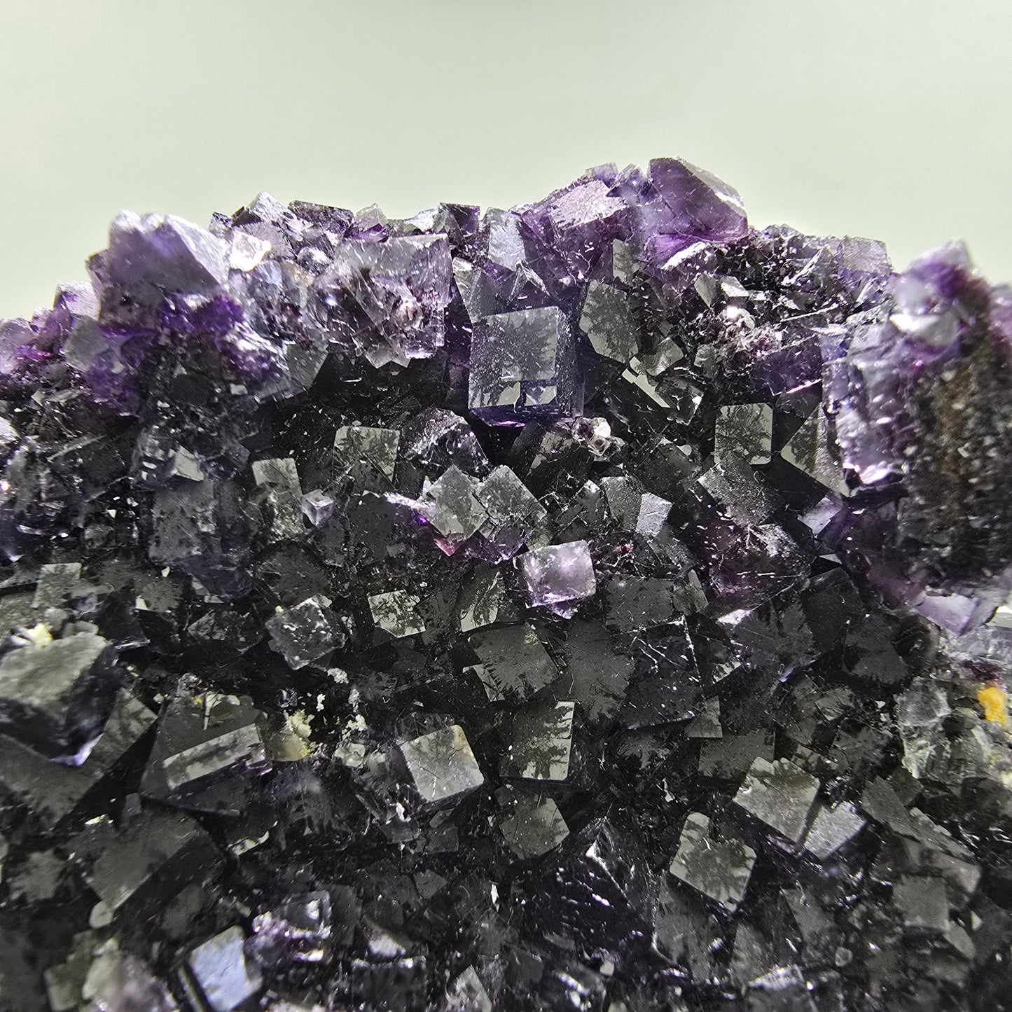 Große Phantom Fluorit Würfel Stufe, doppelseitig Okorusu, Namibia 120*90*30mm