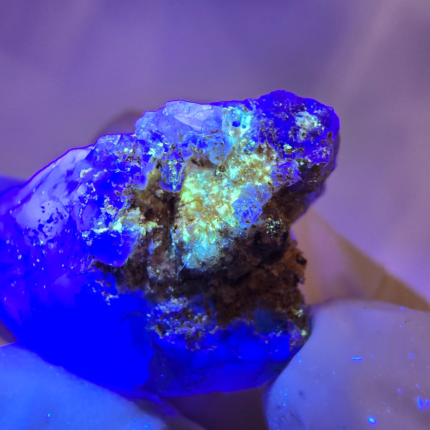 Seltene Phantom Fluorit Würfel Stufe, grün Okorusu, Namibia 25*23*22mm