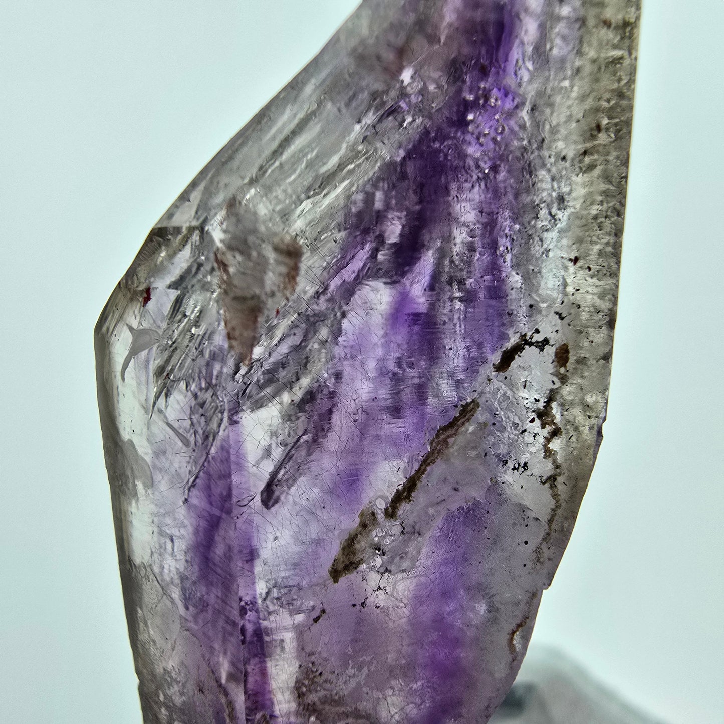 Phantom Amethyst, Fenster Skelett Zepter Goboboseb, Namibia 62*23*20mm, Sammlung