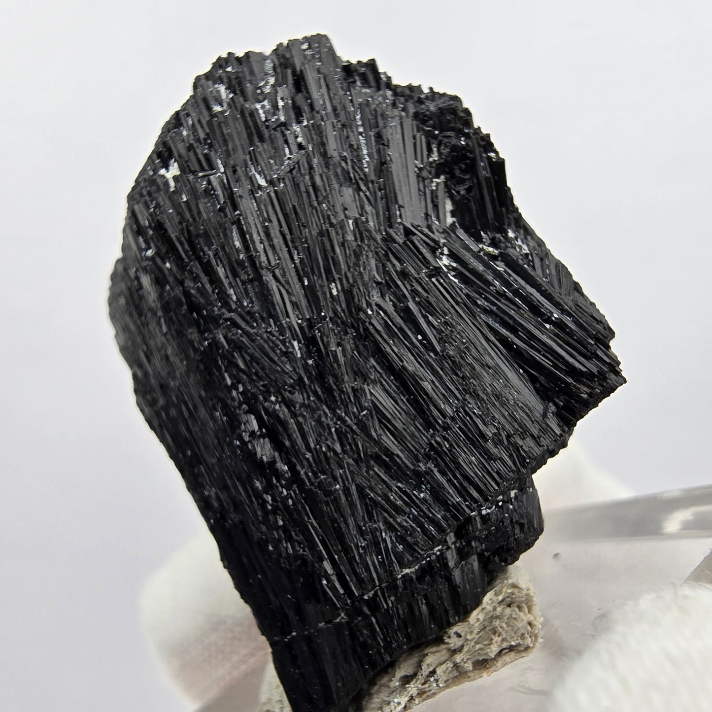 Seltene Schörl Turmalin Stufe schwarz Erongo, Namibia 37*33*23mm Sammlung