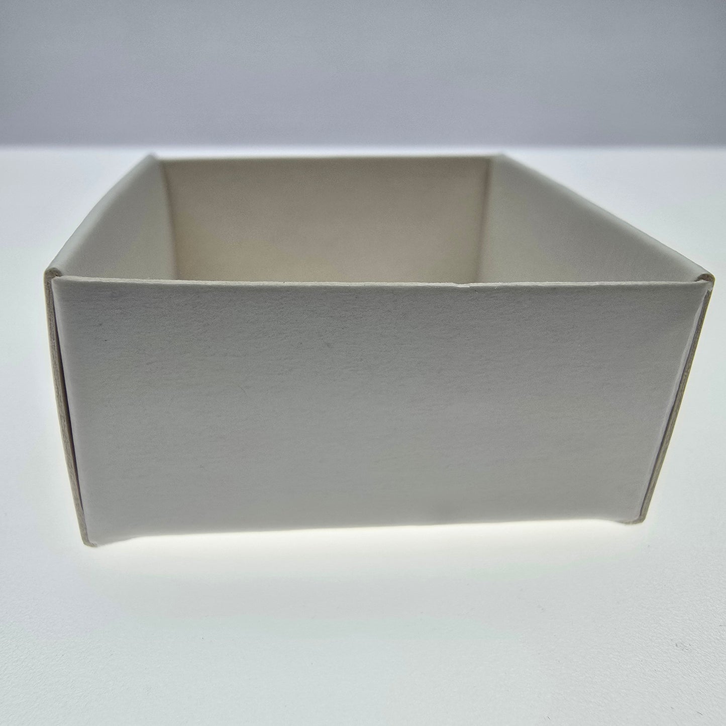50 Stk. Faltschachteln für Mineralien, 40x40x20 mm, Karton offene Box Schachtel