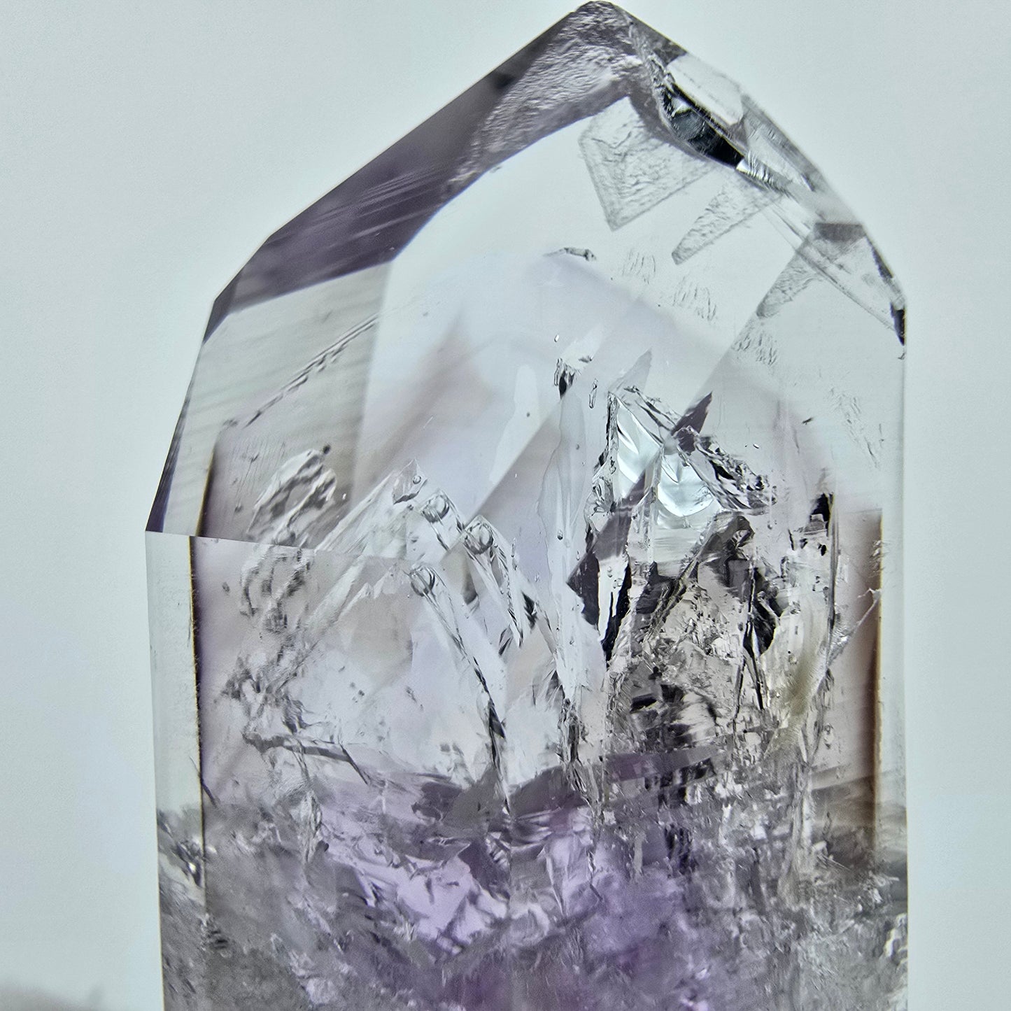 Enhydro Phantom Amethyst 3x Blase Streep Mine Goboboseb Namibia 41*21*16mm
