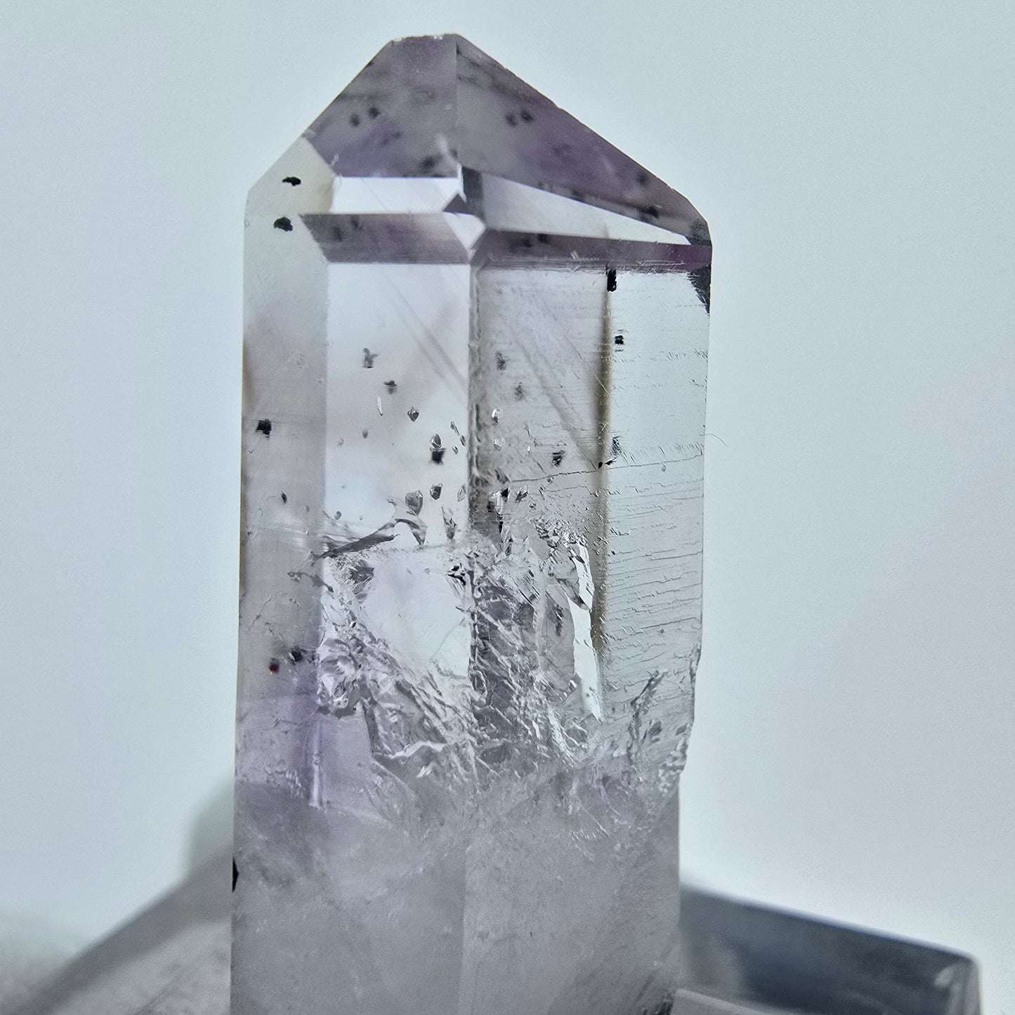 Phantom Amethyst Hämatit Kristall Streep Mine Goboboseb Namibia 29*13*8mm