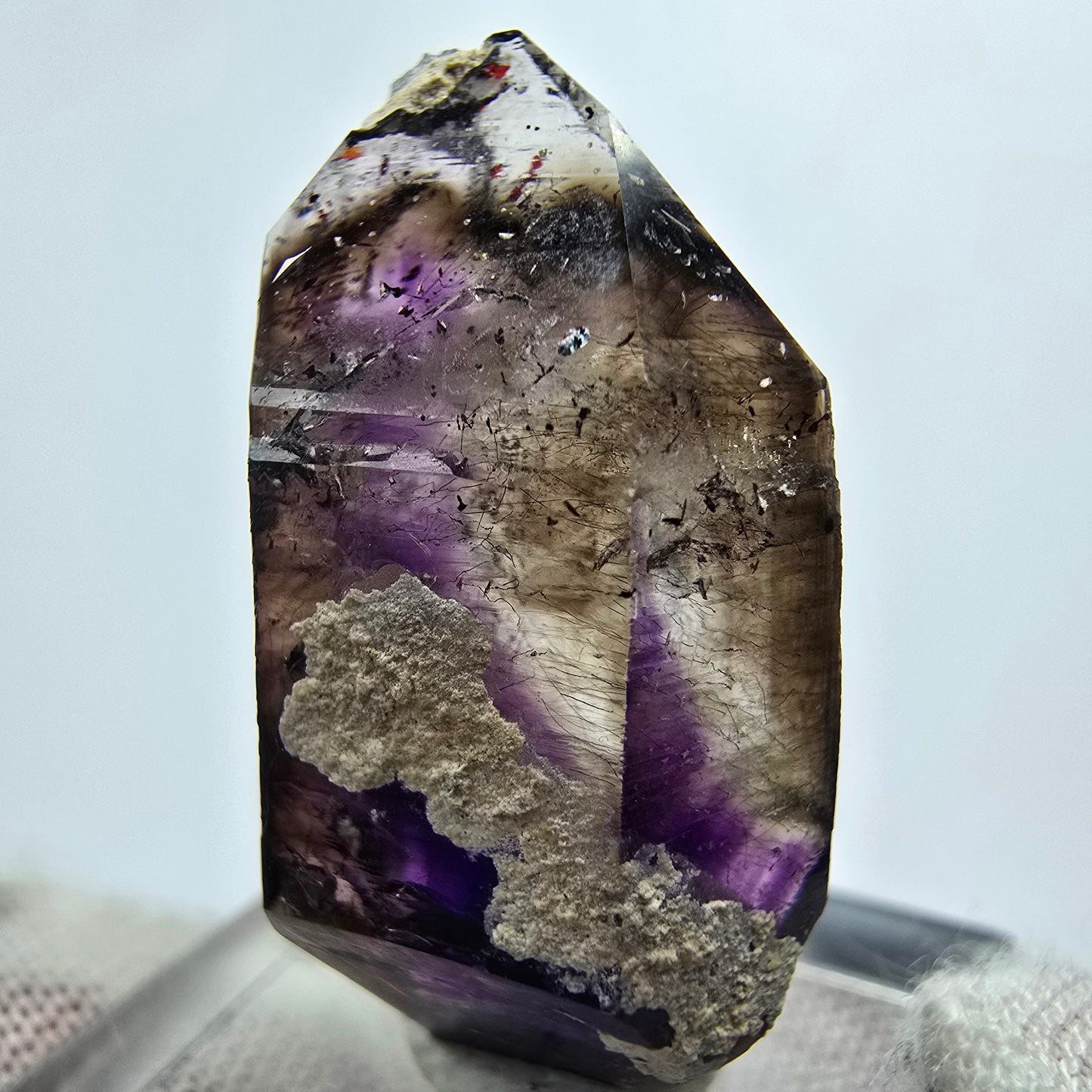 Phantom Amethyst DT Zepter Kristall Goboboseb, Namibia 32*17*13mm Sammlung