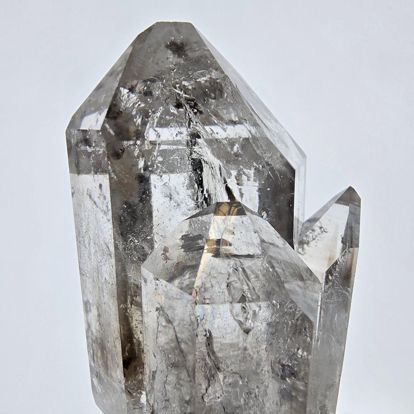 Skeleton Phantom Smoky Quartz DT Scepter Valentine Pocket, Namibia 55*25*25mm