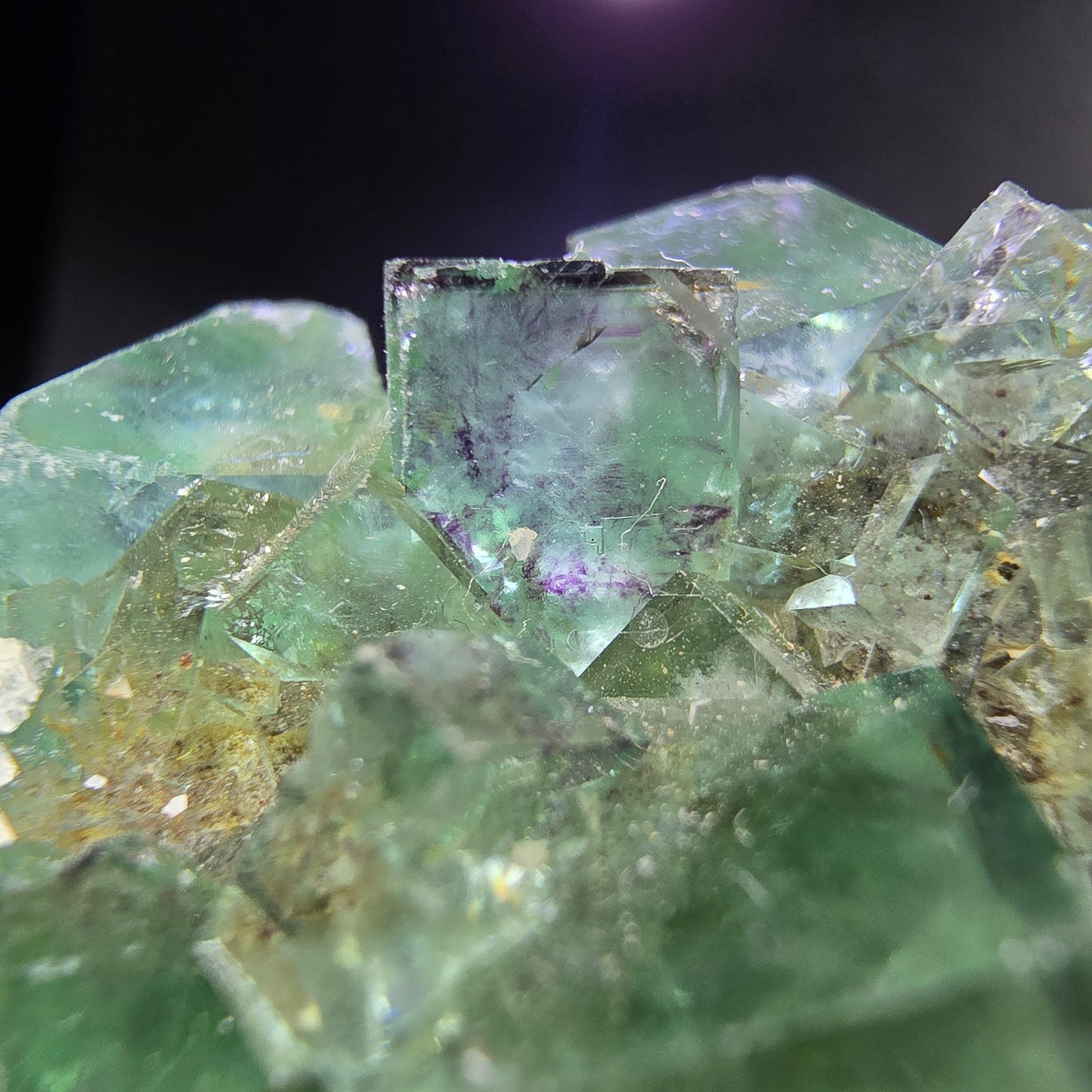 Sehr klare Fluorit Würfel Stufe grün 34*32*21mm Okorusu, Namibia Sammlung