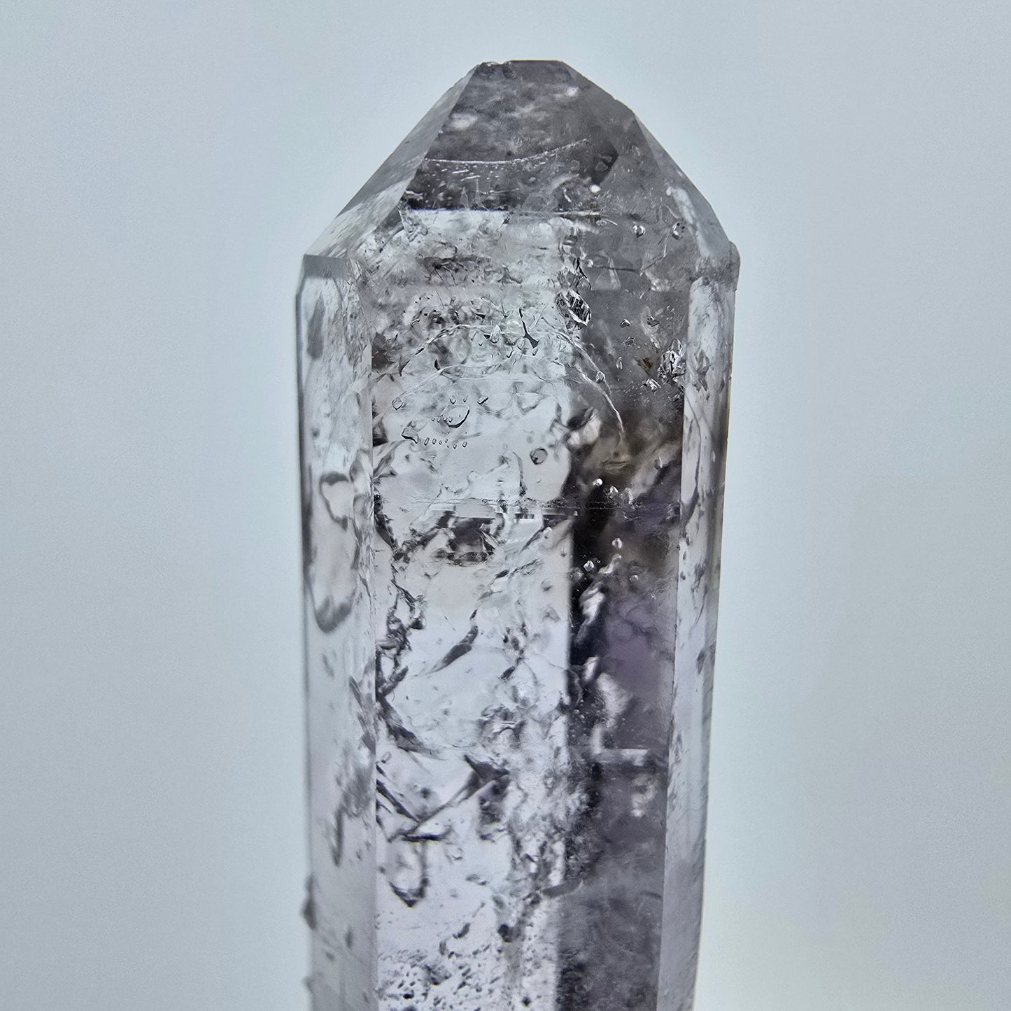 Enhydro Phantom Amethyst mit Stilbit, 1x Blase Goboboseb, Namibia 58*13*8mm