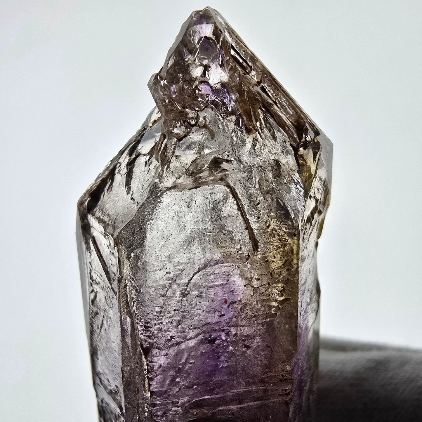 Sceptre d'améthyste squelette Enhydro, 3x Bubble Valentine Pocket Goboboseb Namibie 78*27*23mm