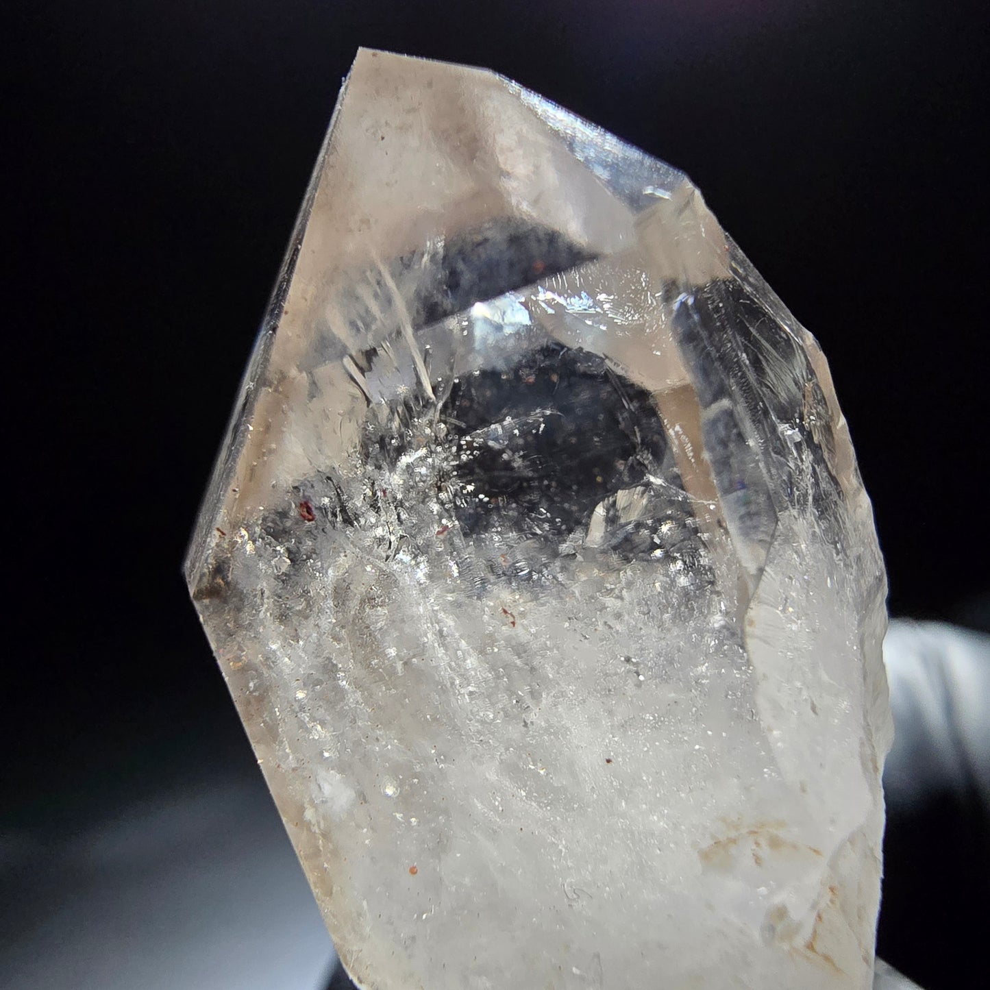 Phantom Rauchquarz Doppelender Stufe Goboboseb, Namibia 39*24*19mm Sammlung