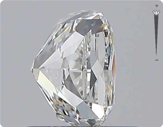 Natural 1.00ct GIA Diamond | Color I | Clarity VVS1 | Oval | VG EX EX #D10178