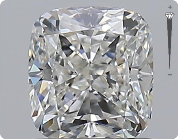Diamant naturel GIA 1.00ct | Couleur H | Pureté SI1 | Ovale | TB EX TB #D10179