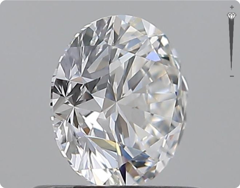 Natural 0.90ct GIA Diamond | Color E | Clarity VVS1 | Round Cut | EX EX EX #D10241