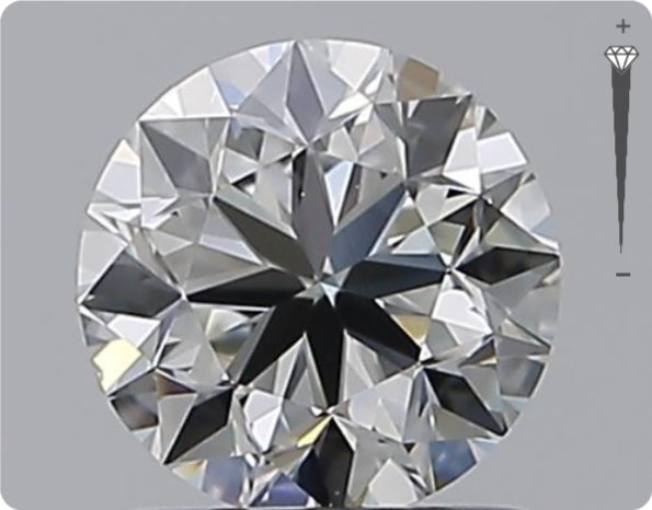 Diamant naturel GIA 1,00 ct | Couleur G | Pureté VS2 | Taille ronde | TB EX EX #D10301
