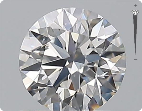 Diamant naturel 0.70ct GIA | Couleur E | Pureté SI1 | Taille ronde | EX EX EX #D10314