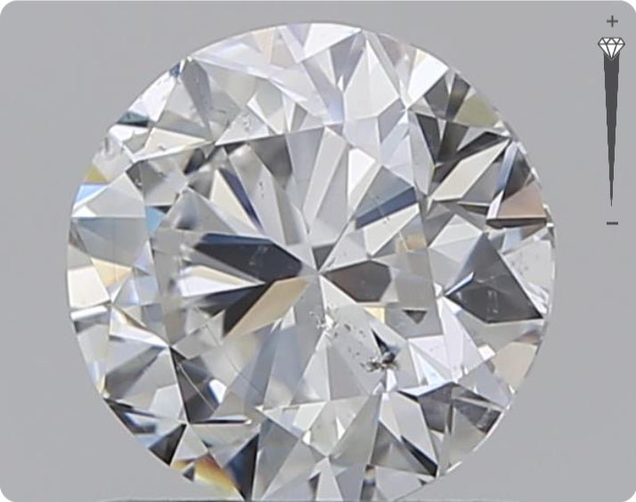 Natural 0.90ct GIA Diamond | Color E | Clarity SI2 | Round Cut | VG EX GD #D10315