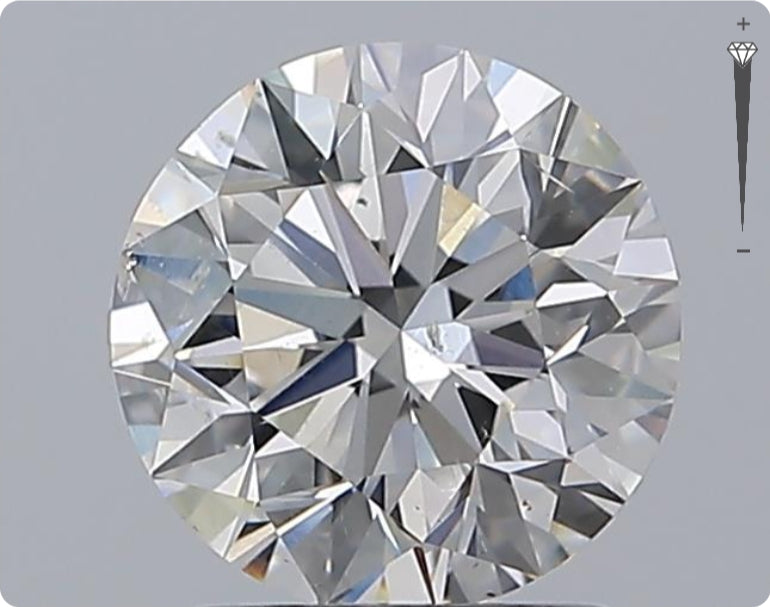 Diamant naturel de 1,51 ct certifié GIA | Couleur D | Pureté SI1 | Taille ronde | EX EX EX #D10319