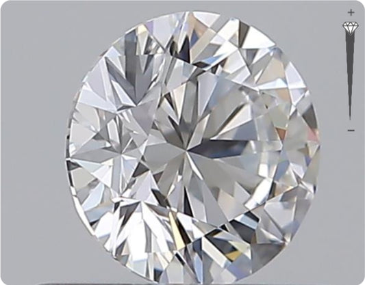 Diamant naturel 0.56ct GIA | Couleur D | Pureté IF | Taille ronde | EX EX EX #D10328