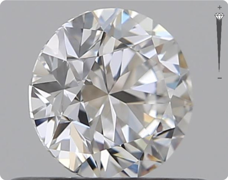Natural 0.50ct GIA Diamond | Color D | Clarity IF | Round Brilliant Cut | VG VG VG #D10335