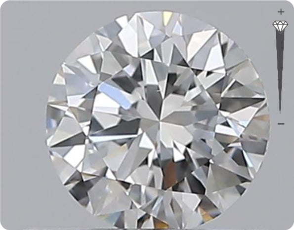 Natural 0.50ct GIA Diamond | Color F | Clarity VVS2 | Round Brilliant Cut | VG EX GD #D10370