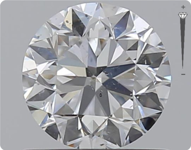 Natural 0.90ct GIA Diamond | Color E | Clarity SI1 | Round Cut | VG VG VG #D10392