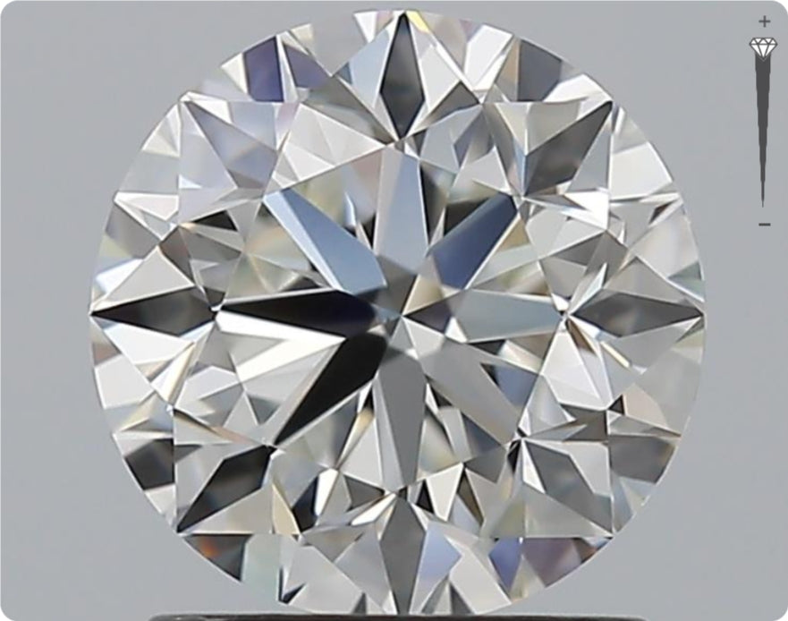 Natural 1.51ct GIA Diamond | Color H | Clarity VVS2 | Round Cut | VG EX EX #D10393