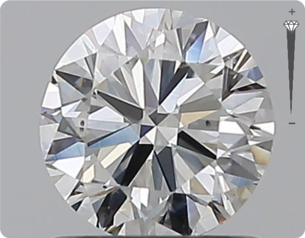 Natural 0.90ct GIA Diamond | Color G | Clarity VS2 | Round Brilliant Cut | VG EX VG #D10400