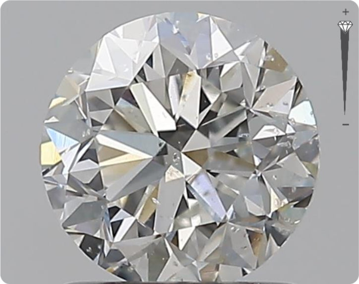 Natural 1.00ct GIA Diamond | Color G | Clarity SI2 | Round Cut | GD VG VG #D10441